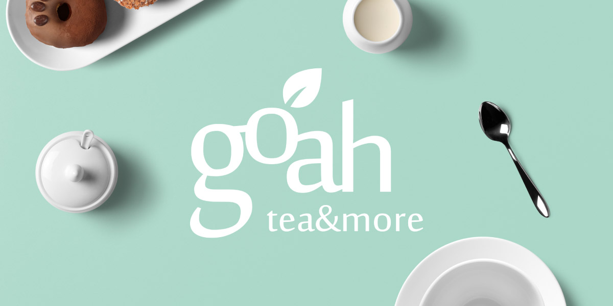 Diseño logo tienda de té