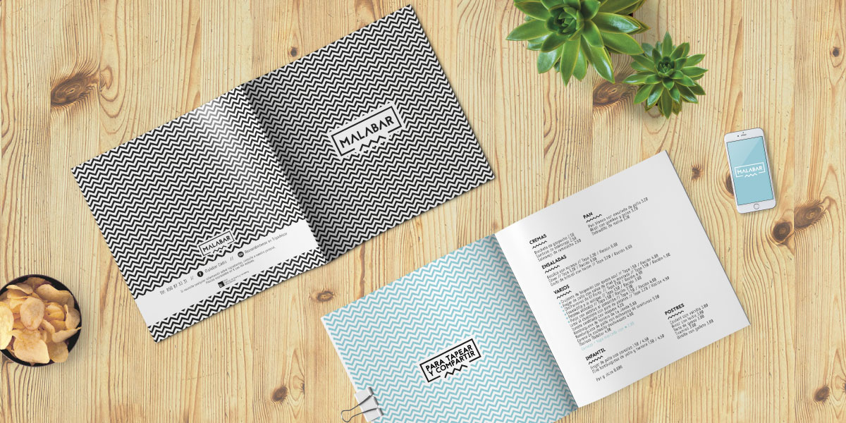 Cartas menú para restaurantes