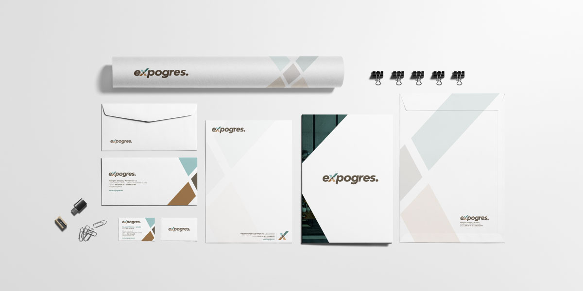 Diseño identidad corporativa empresa